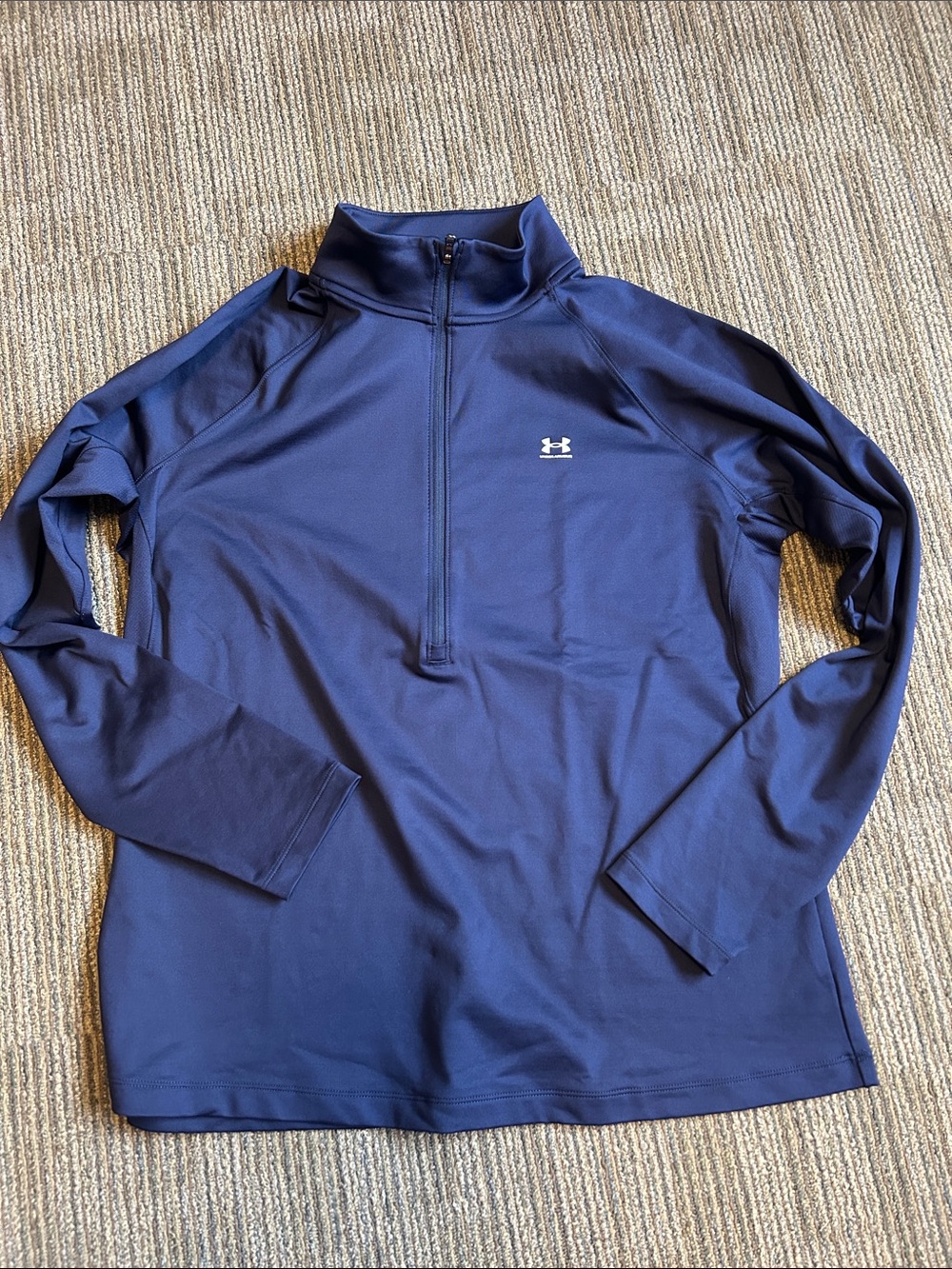 Under Armour Navy Half-Zip Athletic Top